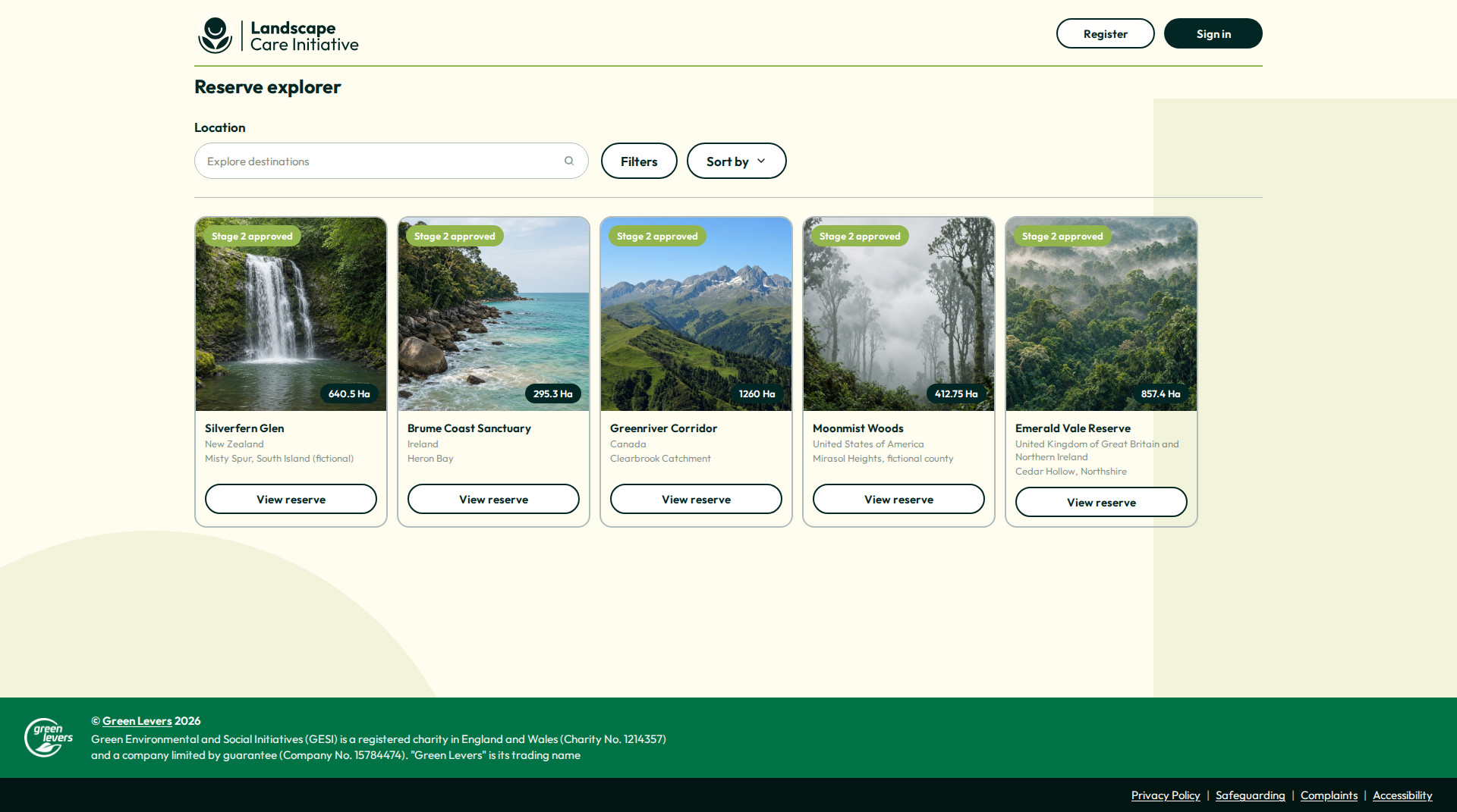 Landscape Care Initiative – Digital Registration, Evaluation and Reporting for Nature Reserves