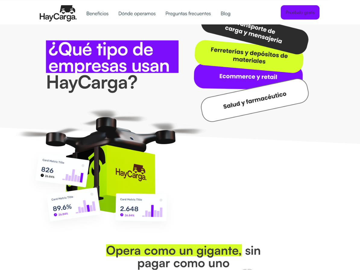 HayCarga - A Scalable Microservices-Based Logistics Platform for Transportation Companies