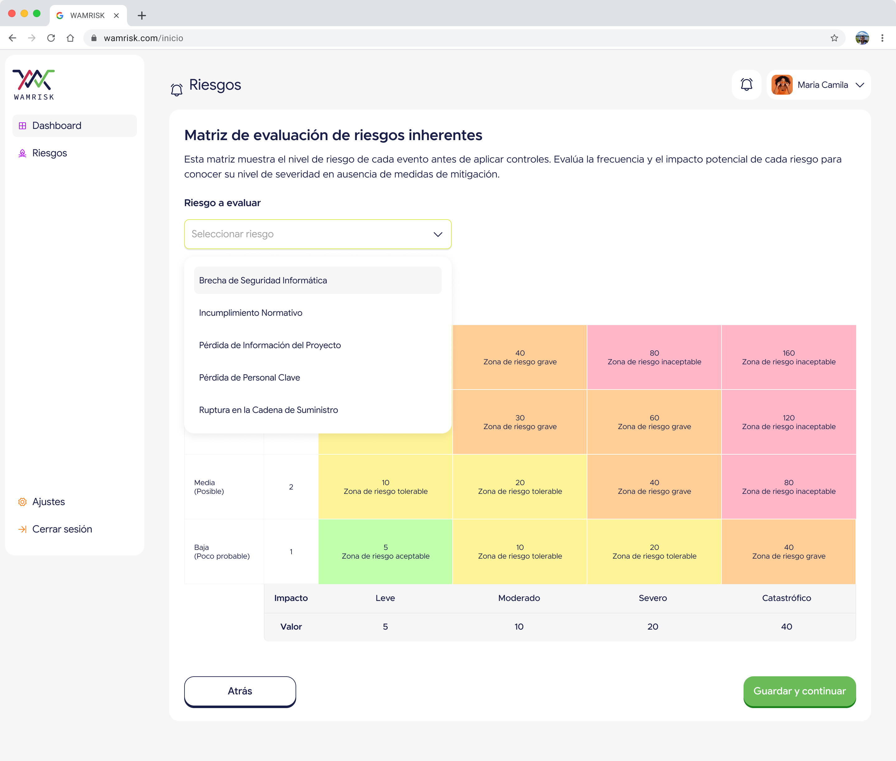 WAMRISK – AI-powered enterprise risk management